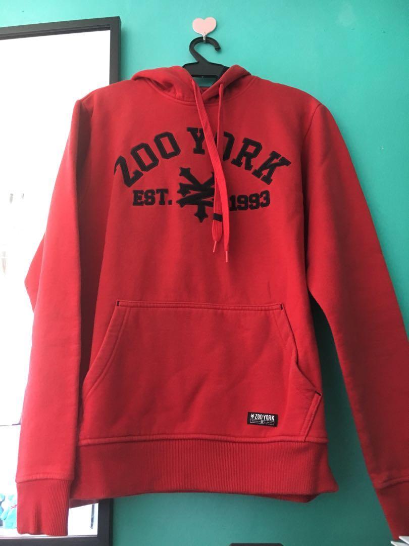 zoo york red hoodie