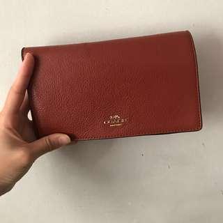 Coach woc 楓葉紅（二手）