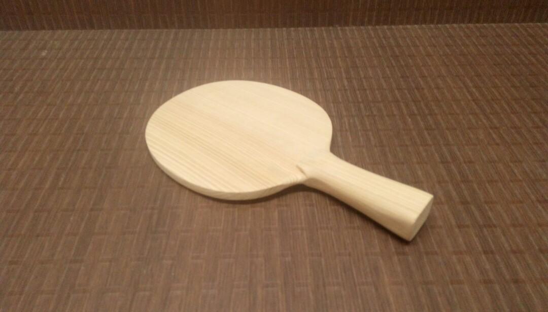 天羽木工 桧木 桌球拍