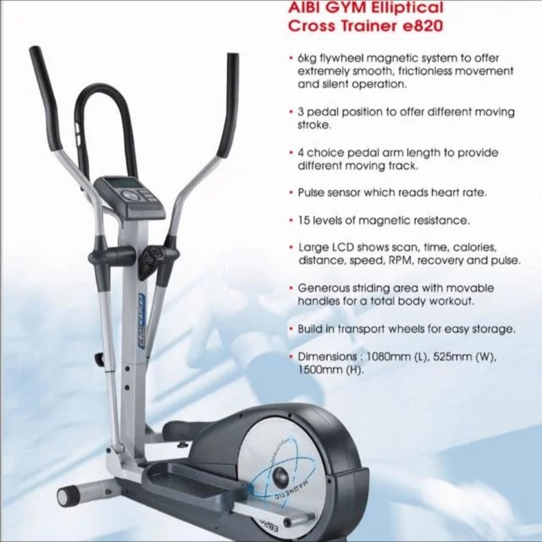 Sportop e820 cross trainer review clearance