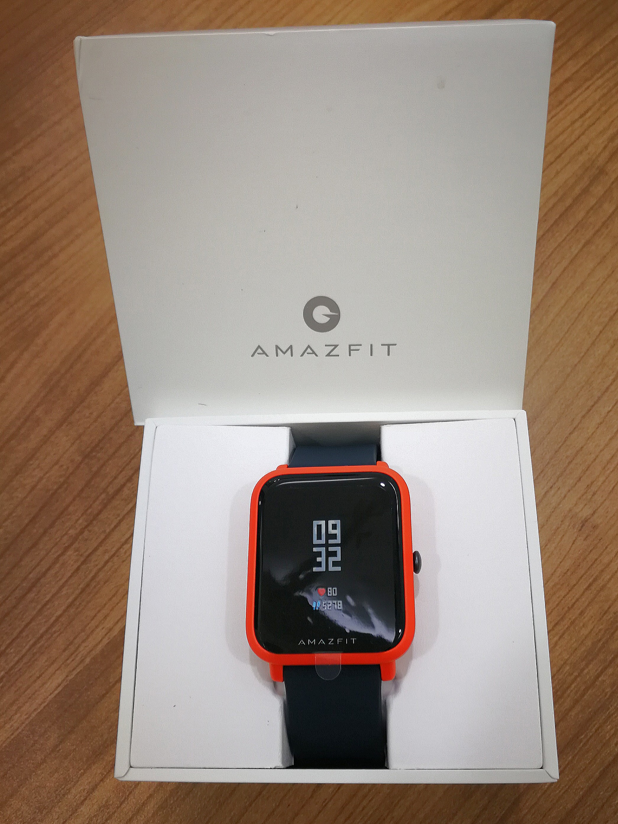 Smartwatch amazfit bip a1608 bluetooth cinnabar sale