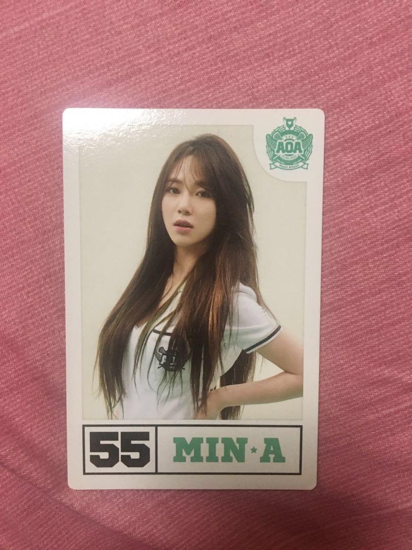 Aoa Mina Heart Attack Postcard K Wave On Carousell