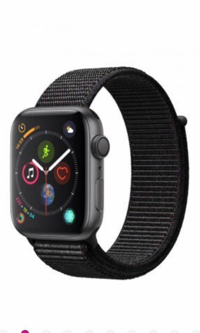 Apple Watch Series 4 Gps 44mm Space Grey With Sports Loop Electronics Others On Carousell