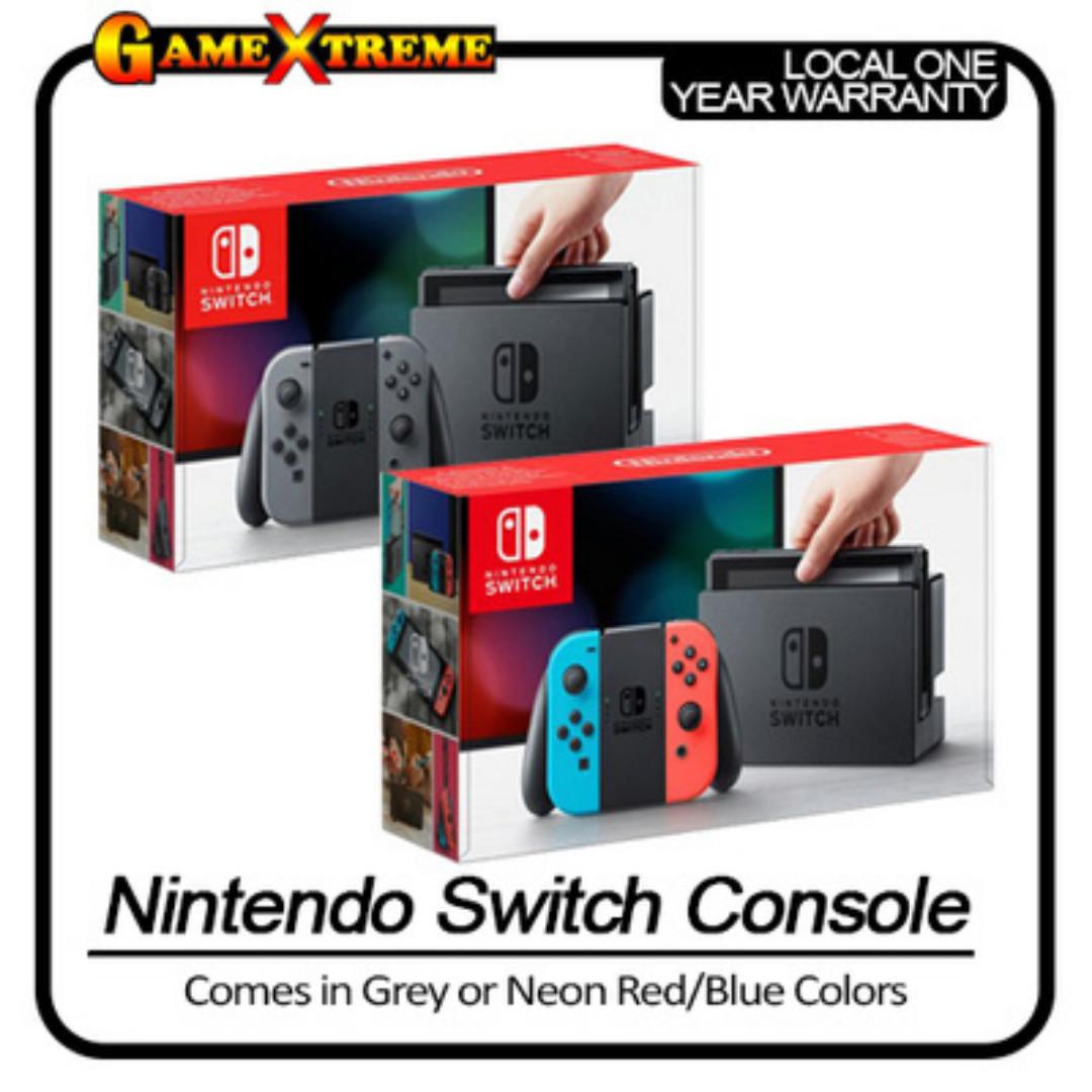 Black Friday Deal Best Seller Nintendo Switch Console System Grey Neon Red Blue Local Sets And M Electronics Others On Carousell