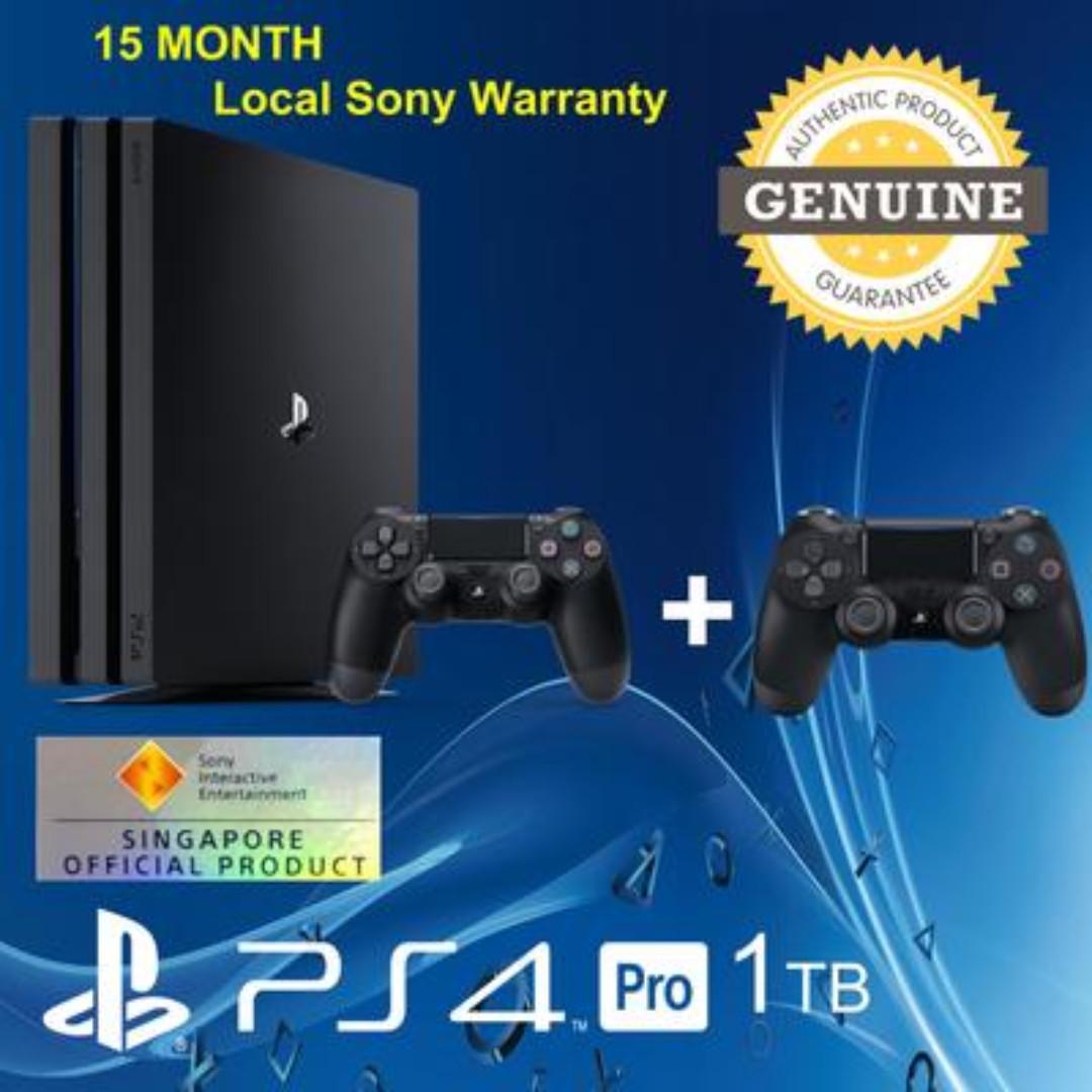 Black Friday Deal Sony Ps4 1 Tb Pro Console With 2 Controller Local Stocks And Warranty Electronics Others On Carousell