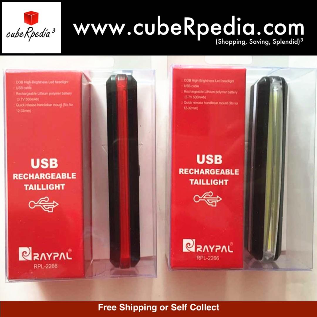 Black Friday Cyber Monday Raypal Comet 2266 Usb Rechargeable Head Rear Light Bicycles Pmds Parts Accessories On Carousell