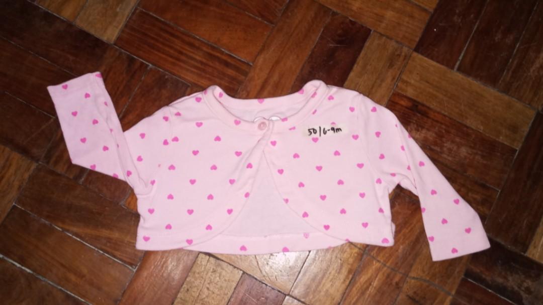 Bolero Pink heart (Category: Babies & Kids Fashion) located in Quezon City. Submitted by bmb_things (Listing ID 201042126, Image 1). Description: vguc once lang nagamit.