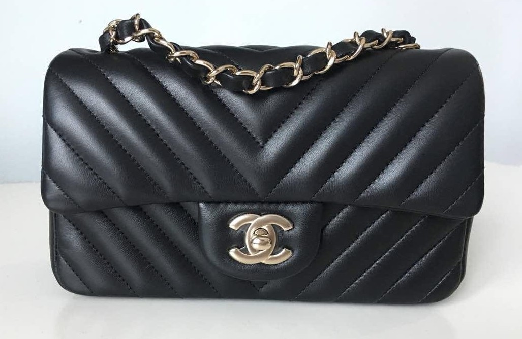 26 Chanel Chevron Quilted Classic Mini Rectangle Luxury Bags