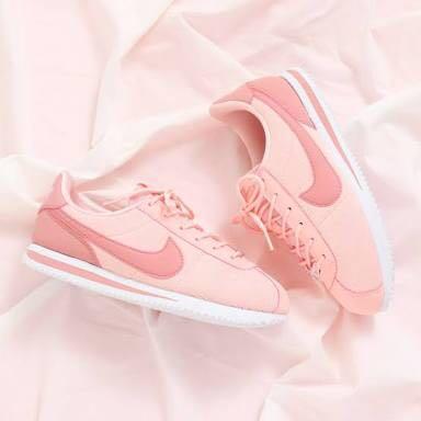 peach nike cortez