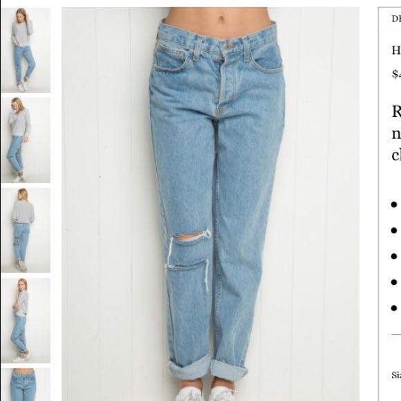 mom jeans brandy