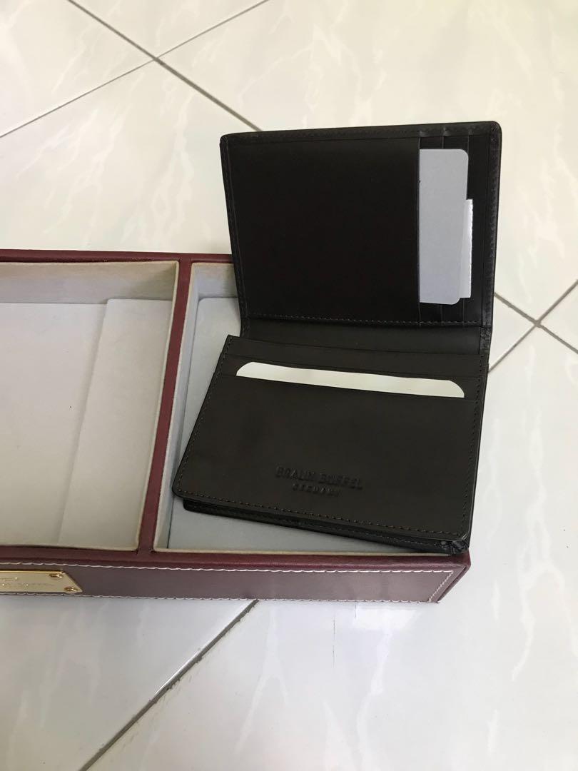 Braun Buffel Wallet + Namecard Holder Gift Set, Men's Fashion, Watches ...
