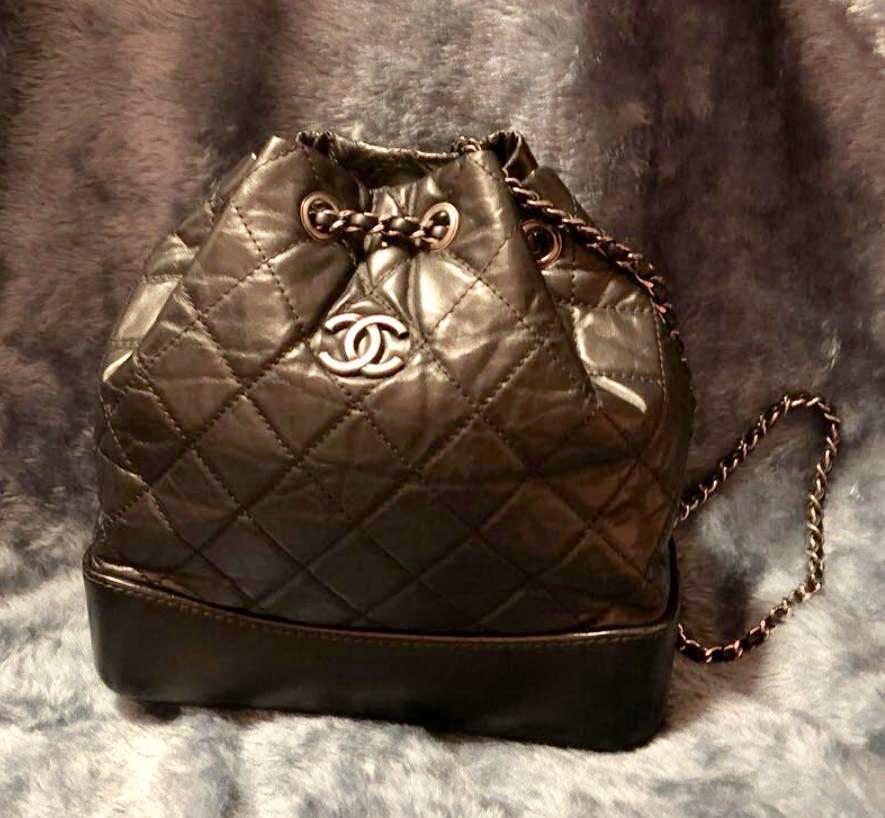 Chanel Gabrielle Backpack Small Black, Luxury, Bags & Wallets on Carousell