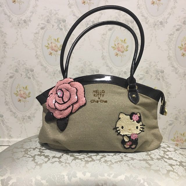Pink vintage handbag hello kitty - Gem