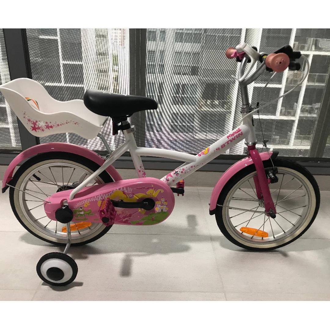 Decathlon 16-inch girl's bike (4-6 