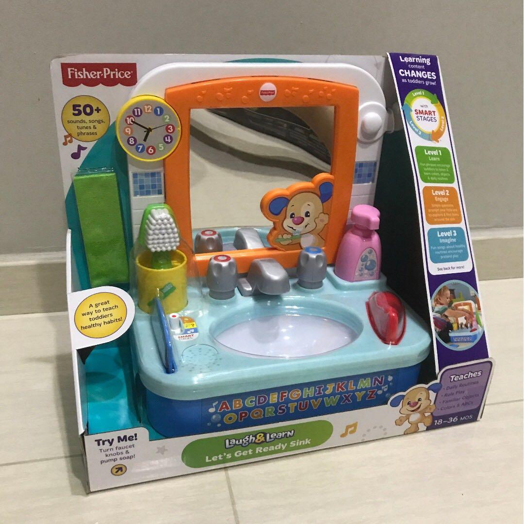 fisher price laugh and learn let's get ready sink