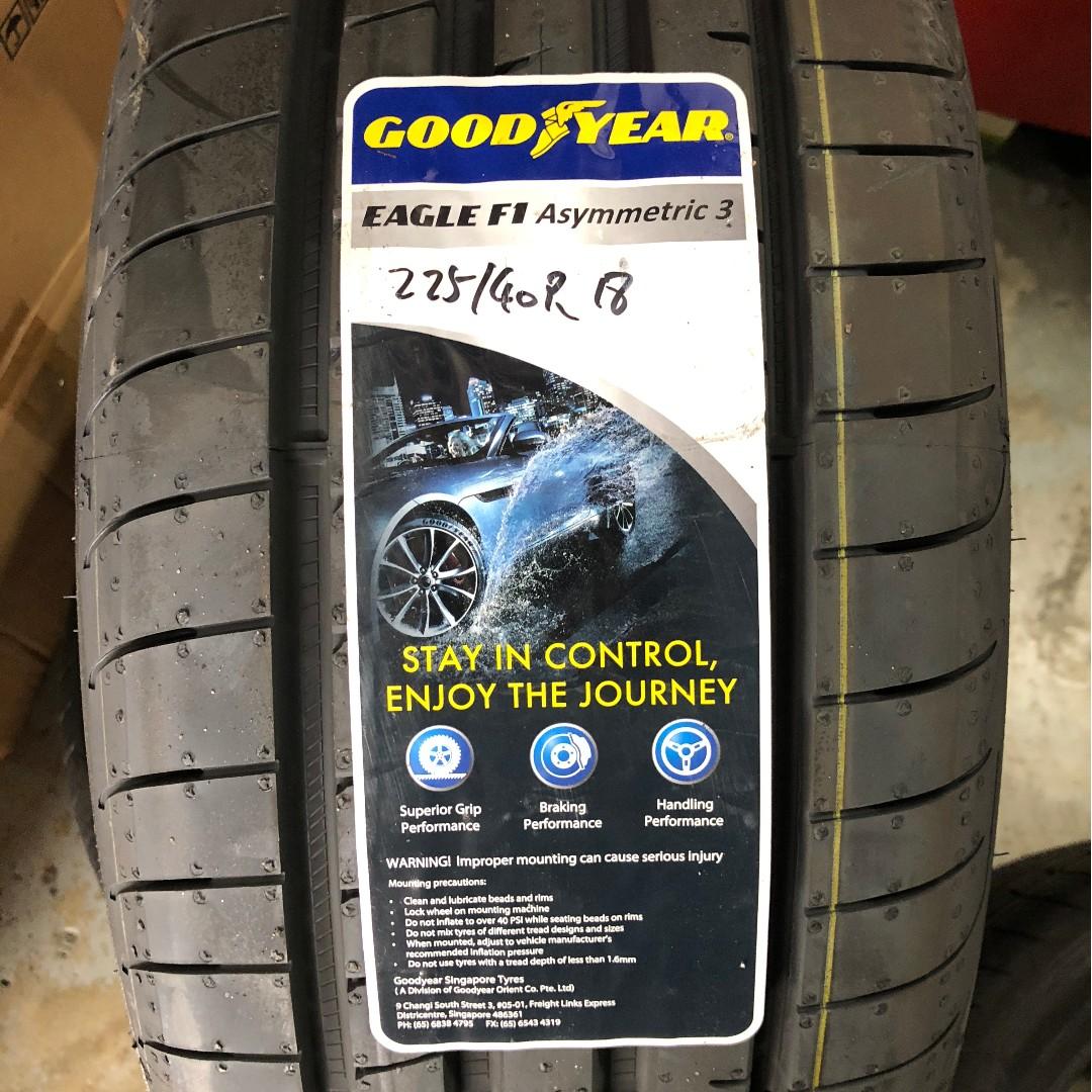 Goodyear F1a3 225 40r18 Brand New For Sale Car Accessories Tyres Rims On Carousell
