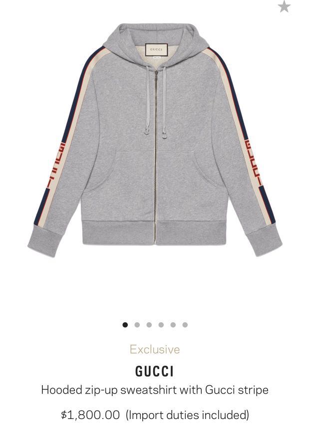 gucci jacket grey