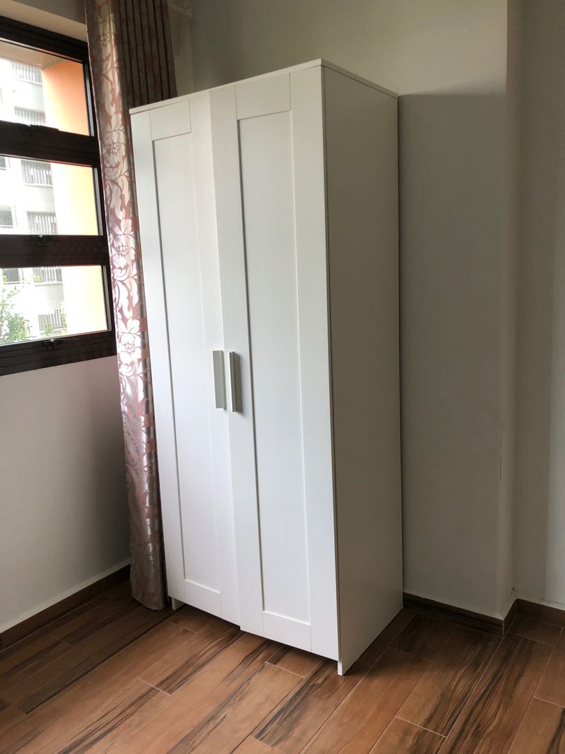 Ikea Wardrobe Two Doors Furniture Shelves Drawers On Carousell