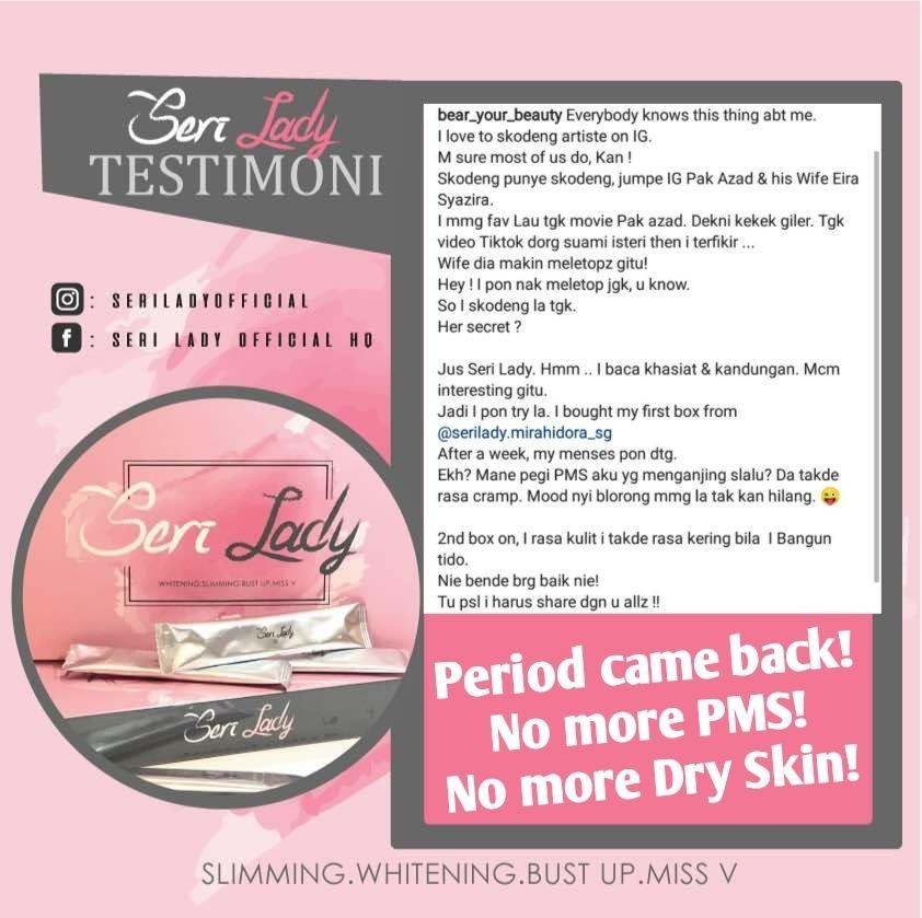 Jus Seri Lady Health Nutrition Health Supplements Health Food Drinks Tonics On Carousell