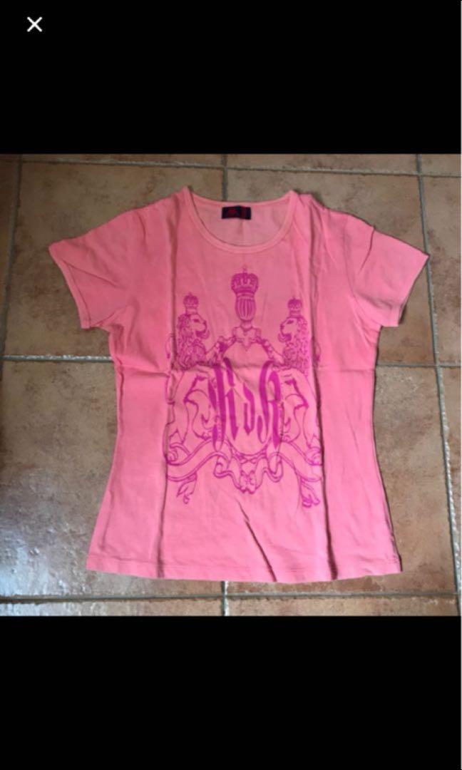 kappa t shirt pink