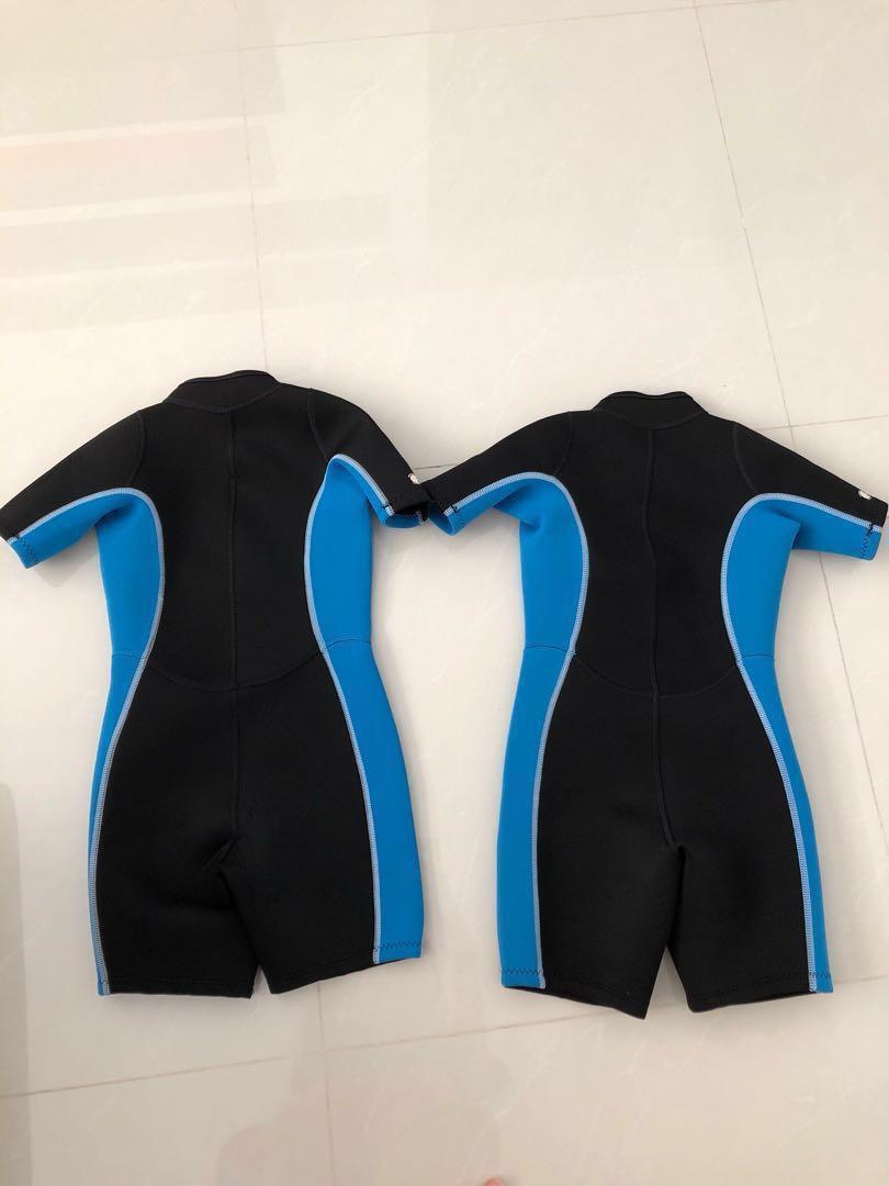 Kid Decathlon Tribord 2mm Thermal Swimsuit Swimwear, Sports Equipment ...