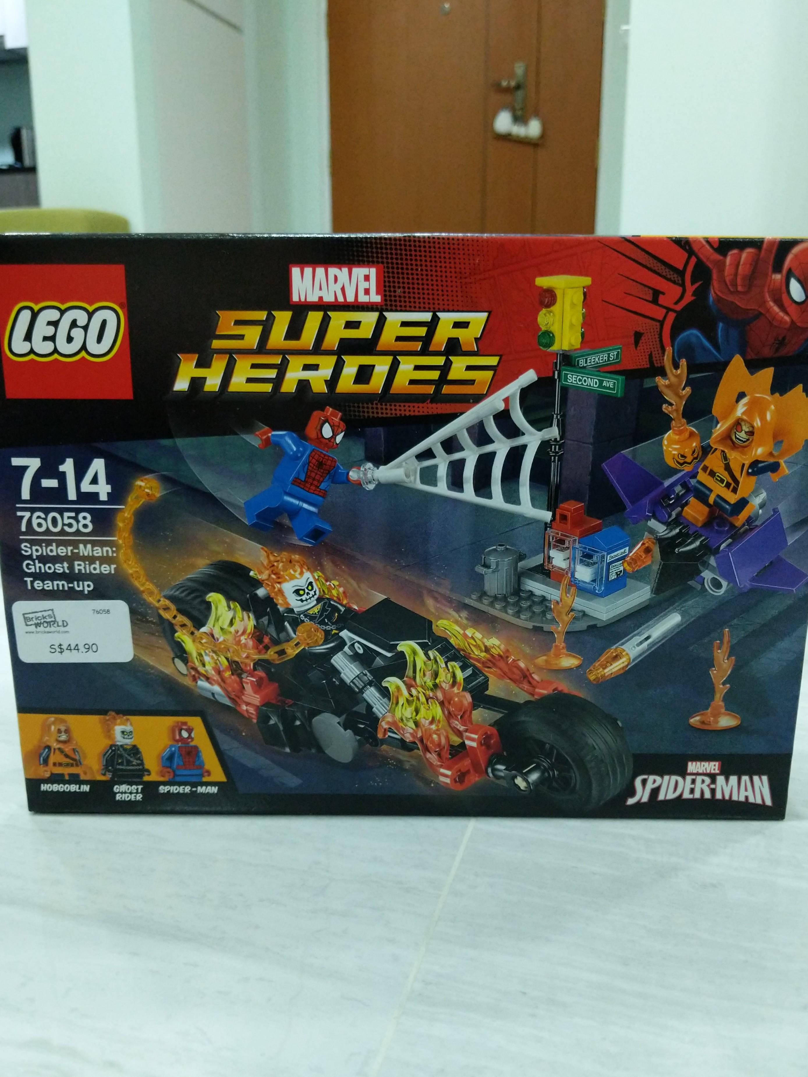 Lego 76058 Spider Man Ghost Rider Team Up Hobbies Toys Toys Games on Carousell