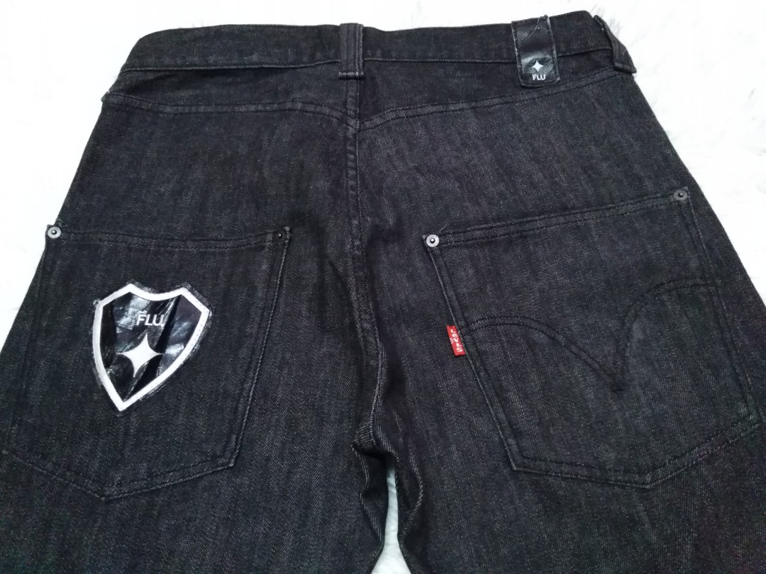 LEVIS X FLU JEANS, Men's Fashion, Bottoms, Jeans on Carousell
