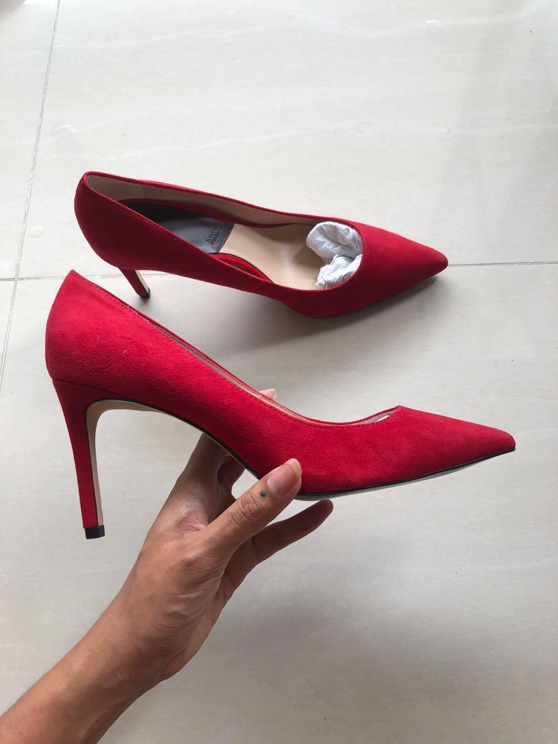 mango red heels
