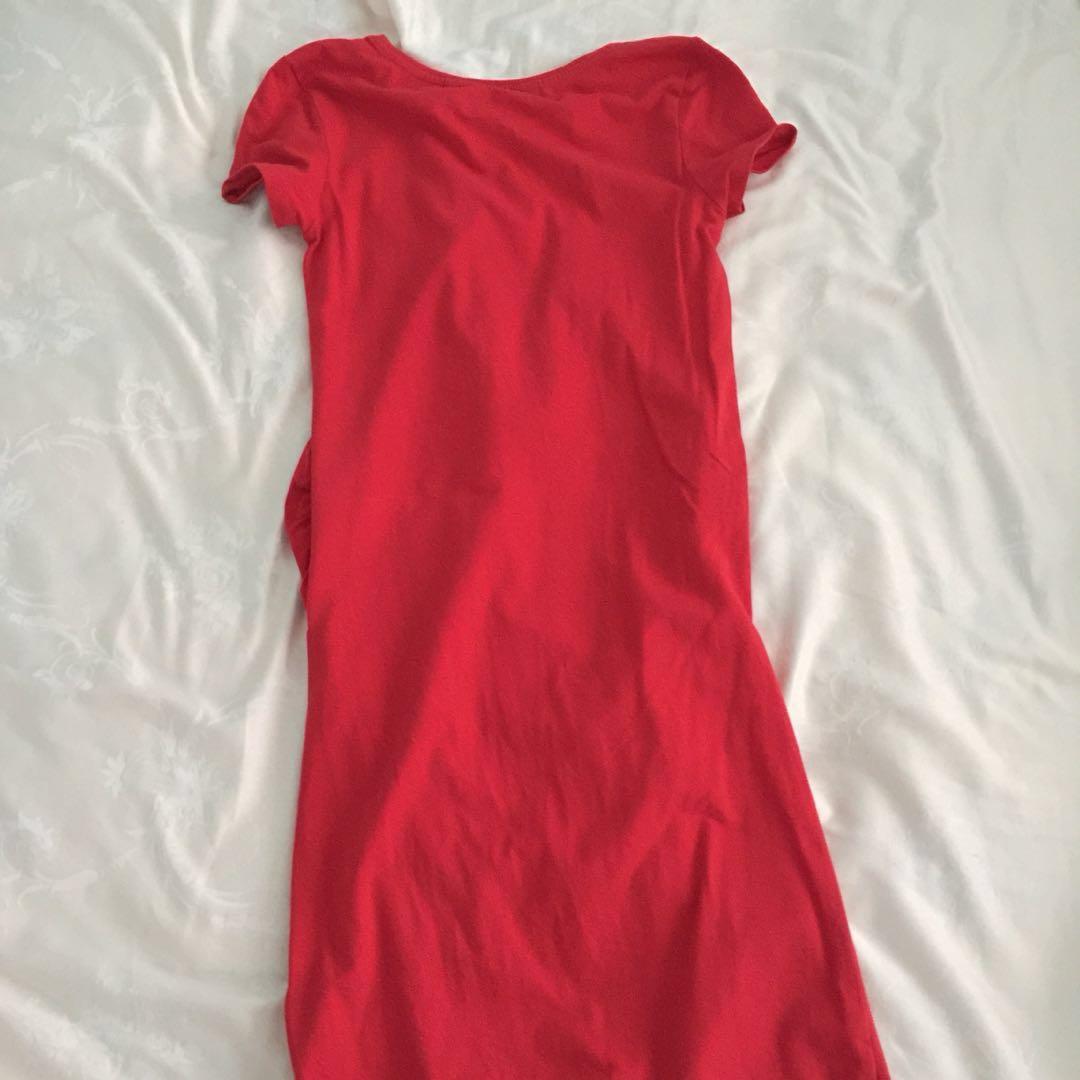 Maternity New Look Uk 8 Bodycon Dress For Petite Ladies Bold Red Colour Women S Fashion Clothes Dresses Skirts On Carousell