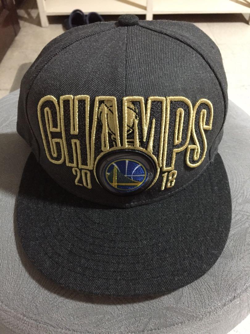 Warriors 2018 champs hat best sale