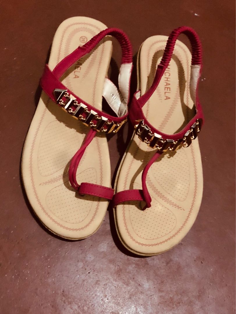 Michaela Sandals, Women's Fashion, Footwear, Sandals on Carousell