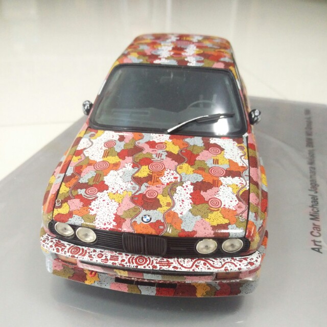 Art Car Michael Jagamara Nelson BMW M3 Gruppe A Rennversion 1/18 ミニカー アートカー 3シリーズ