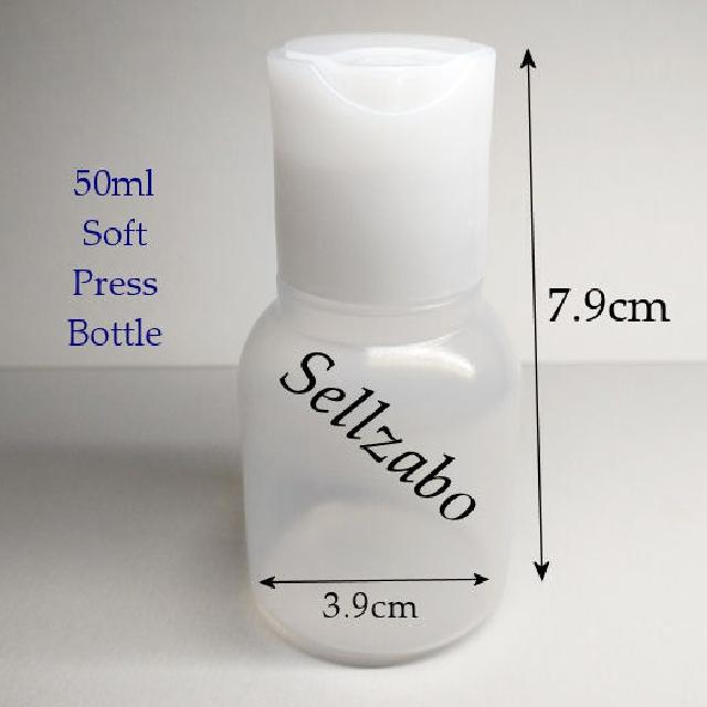 New 1 Pc Squeeze Press Travel Bottles Refill 50ml Travel Travelling Use Health Beauty Face Skin Care On Carousell