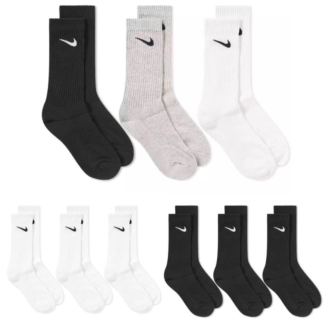 nike cotton cushion crew socks