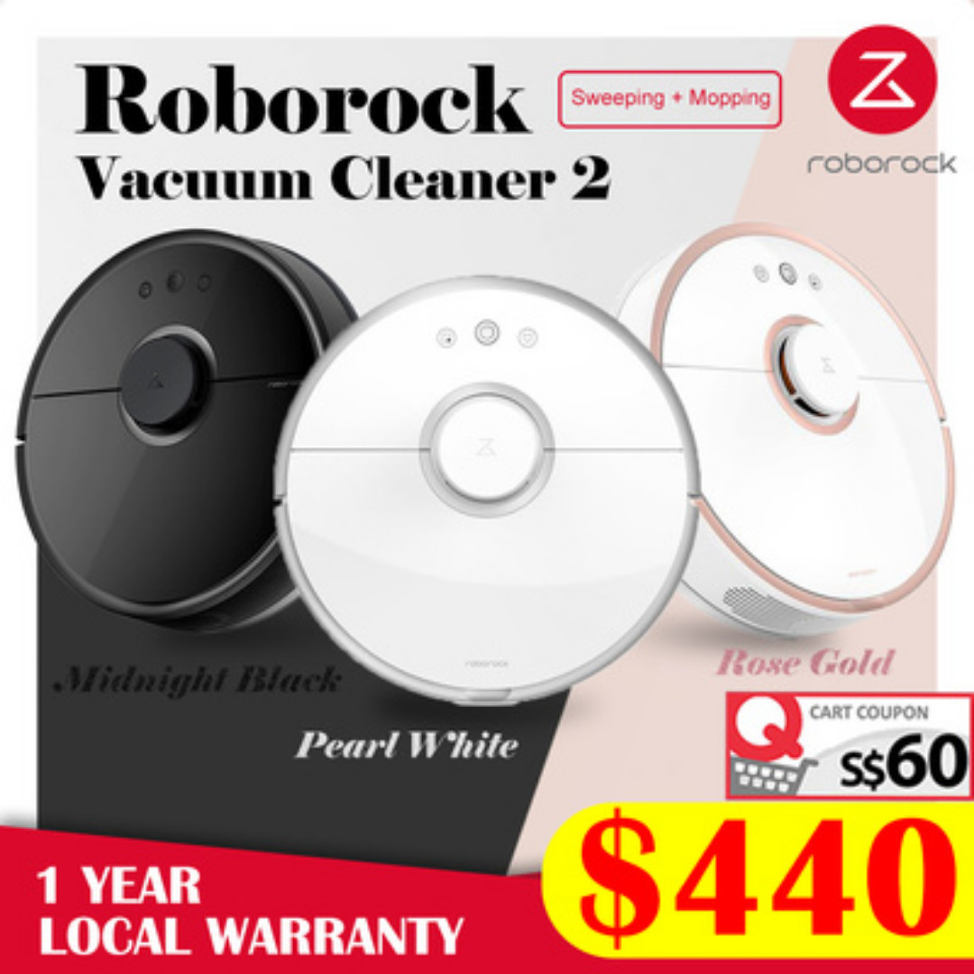 Official Store Xiaomi Mijia Roborock Gen 2 Robot Vacuum Vacuum Mopping Local Warranty Electronics Others On Carousell