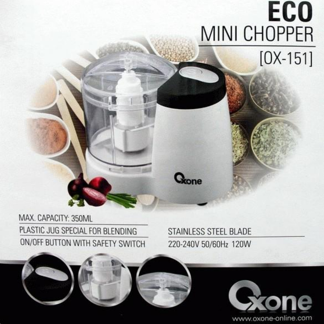 Oxone Eco Mini Chopper Ox 151 Penggiling Pencincang Daging