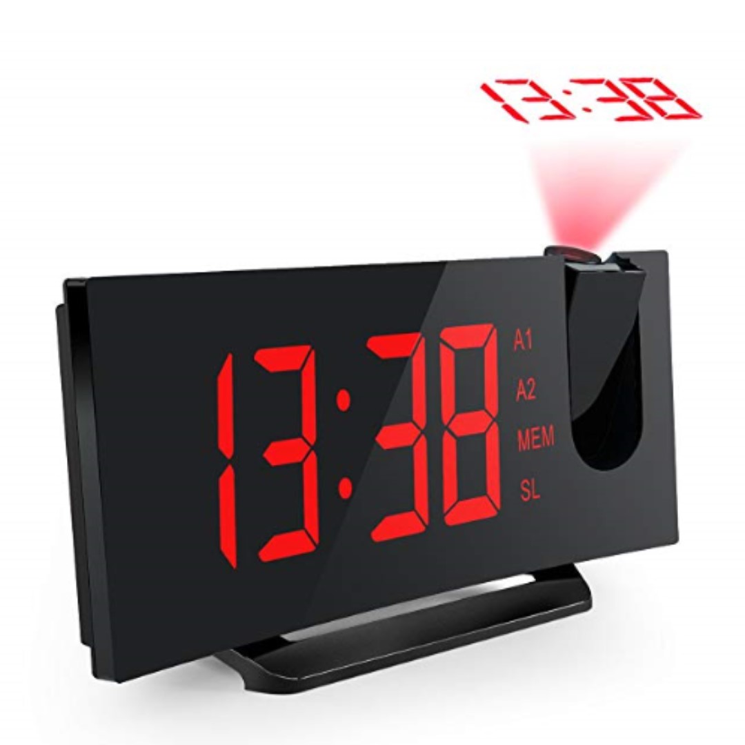 P10 Projection Alarm Clock, Mpow Digital Alarm Clock with USB Charging