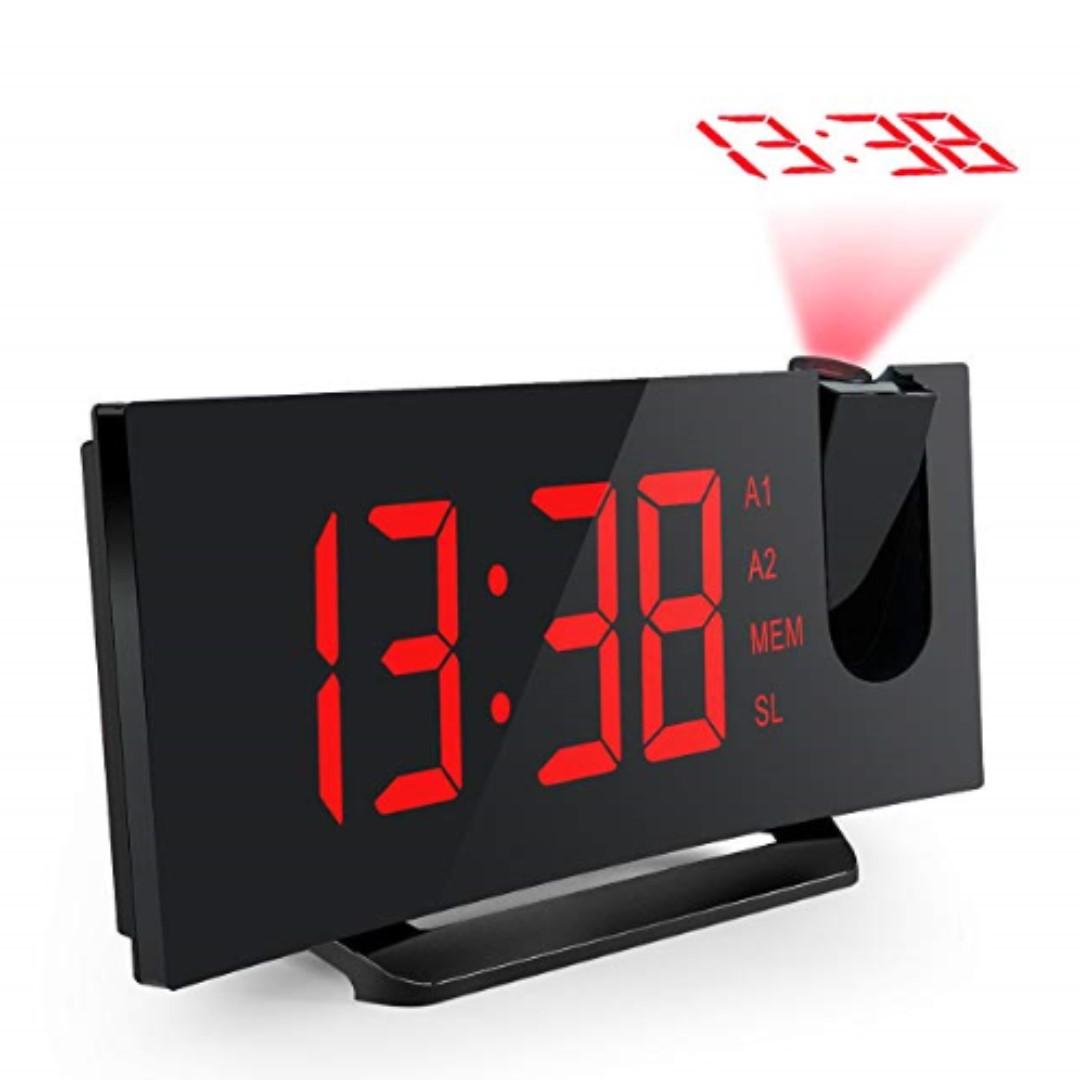 P10 Projection Alarm Clock, Mpow Digital Alarm Clock with USB Charging