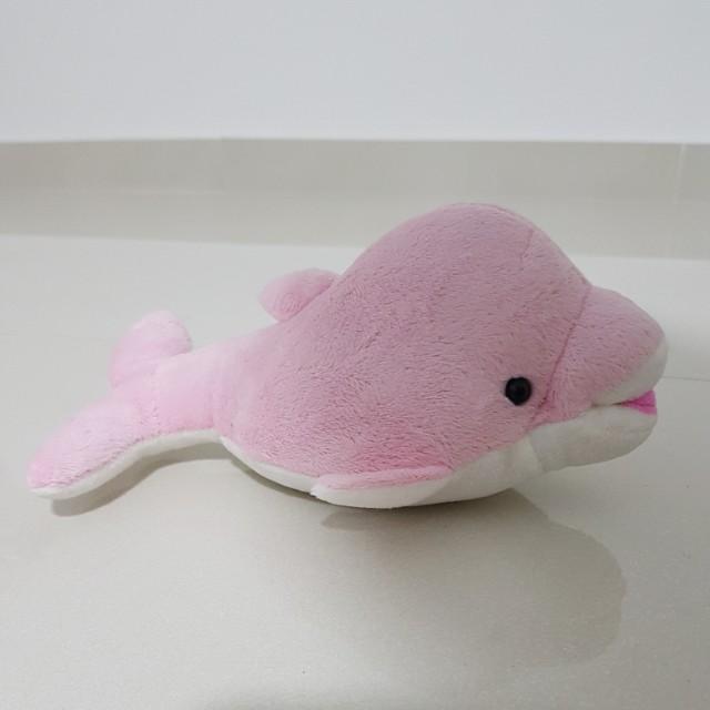 pink dolphin stuffed animal