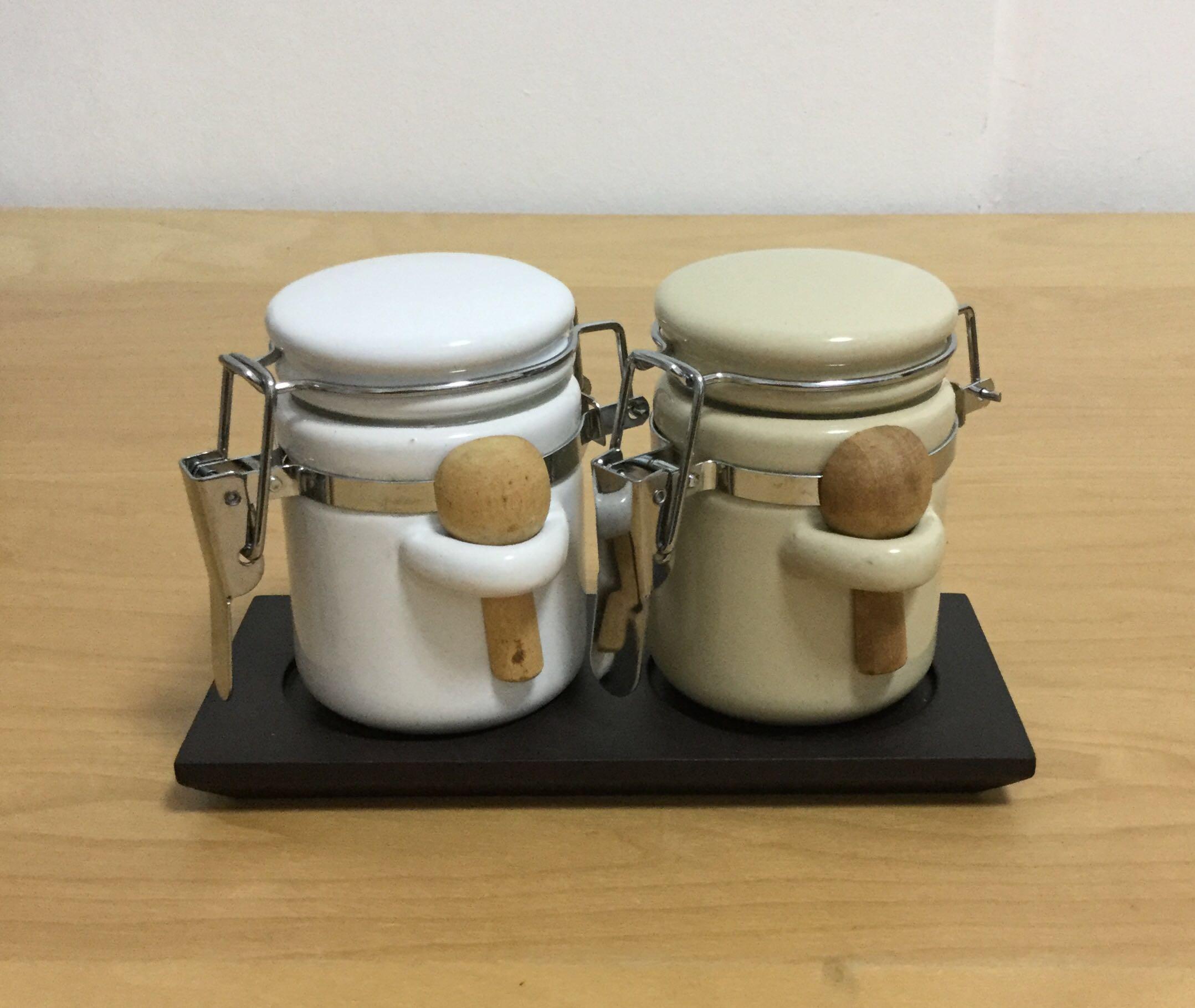 salt & pepper canisters