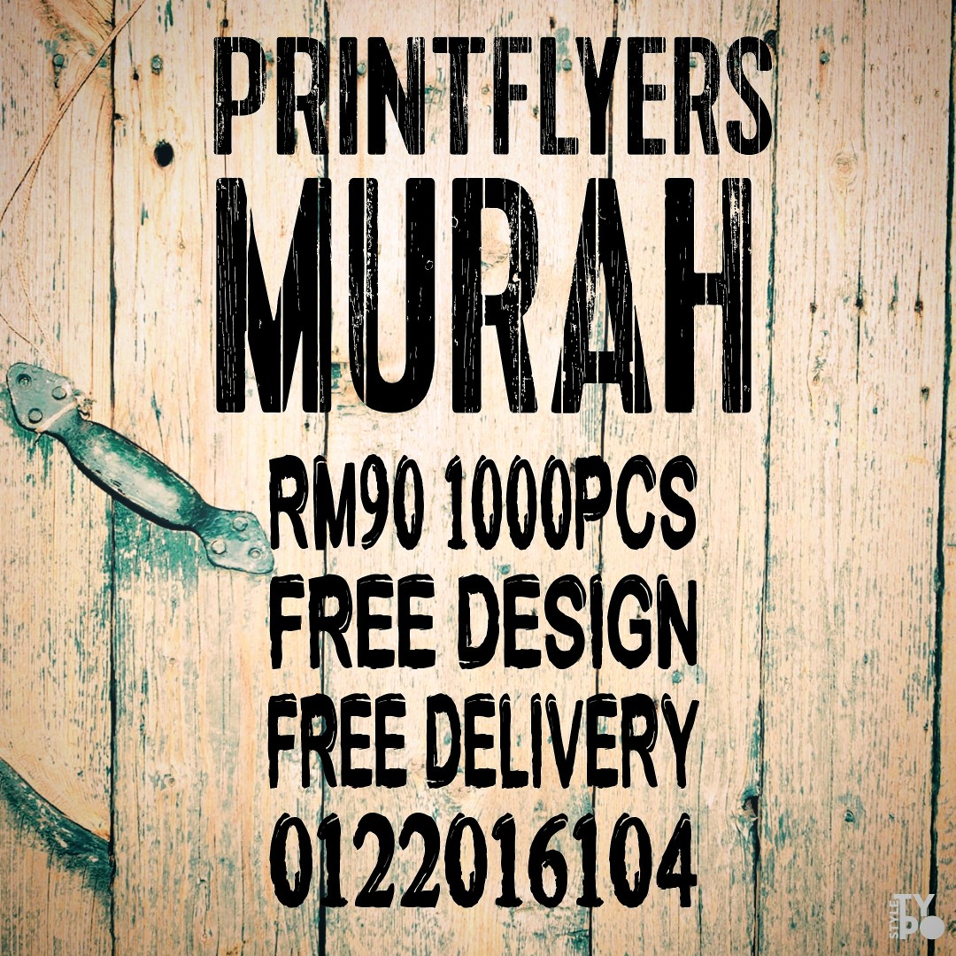 Print Flyers Murah Services Others On Carousell