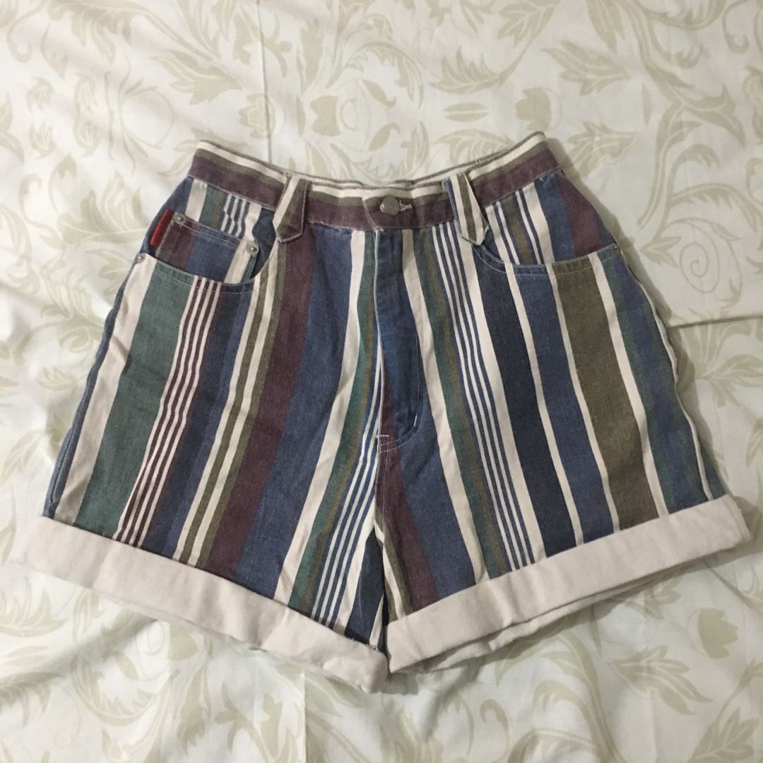 Vintage striped shorts
