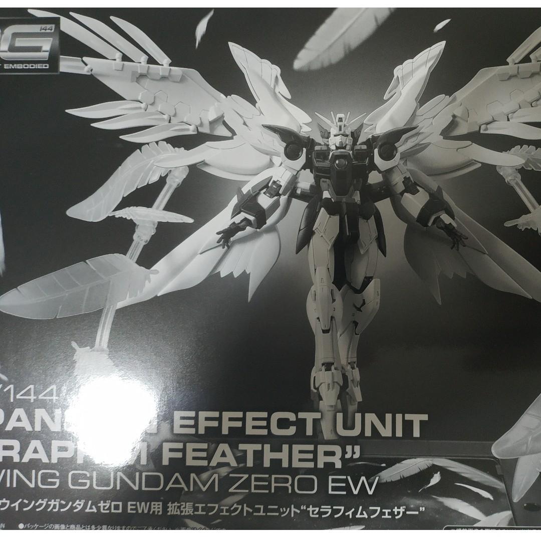 Rg 1 144 Expansion Effect Unit Seraphim Feather For Wing Gundam Zero Ew P Bandai Toys Games Bricks Figurines On Carousell