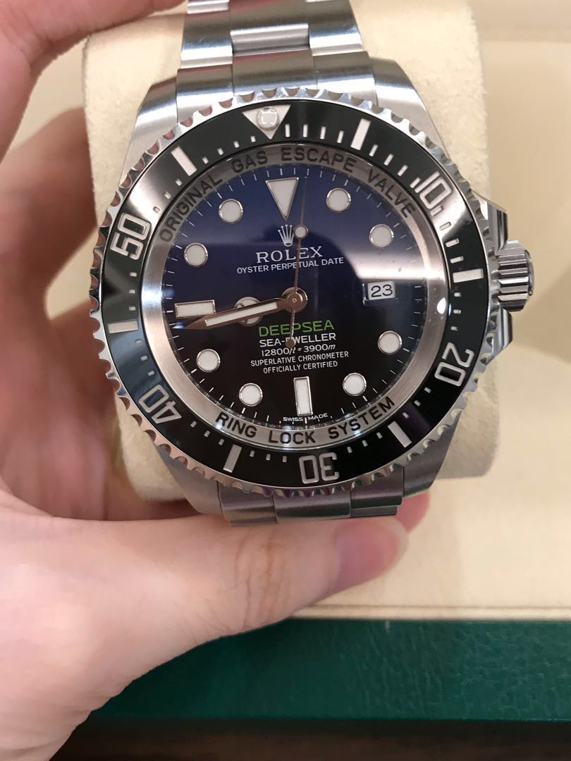 rolex oyster perpetual date deepsea sea dweller