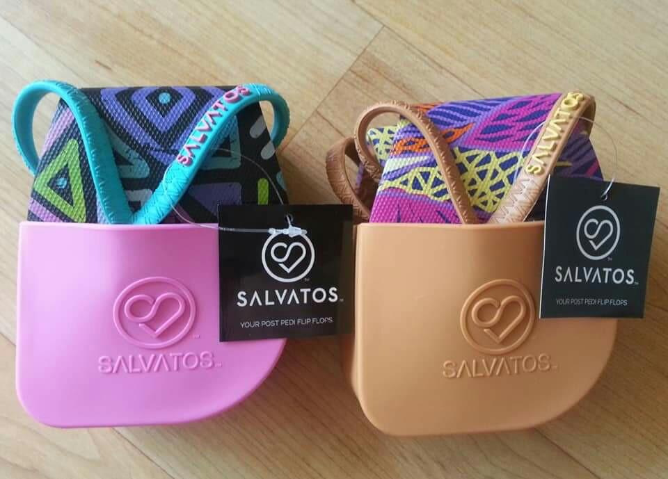 Salvatos folding flip cheap flops