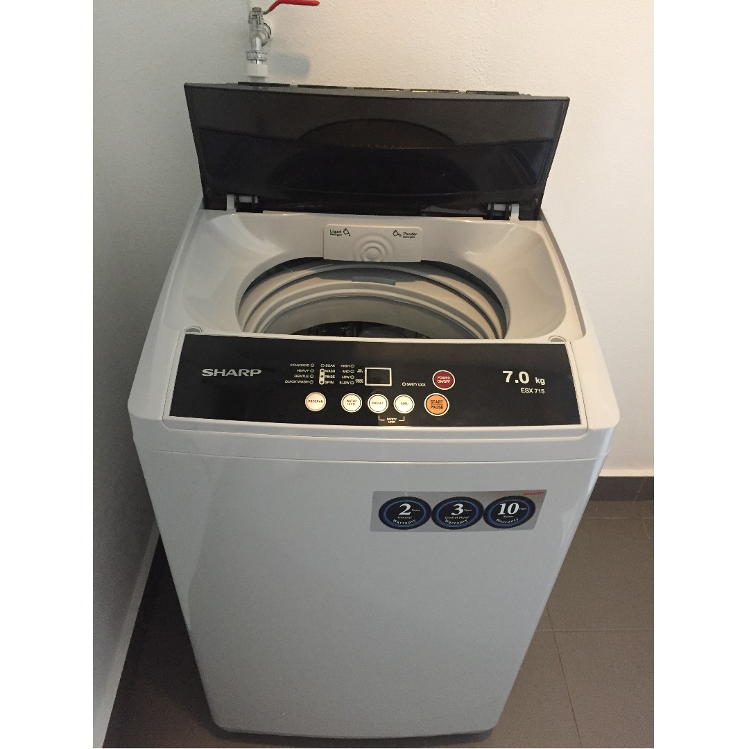 Sharp 7kg Auto Washing Machine New Kitchen Appliances On Carousell