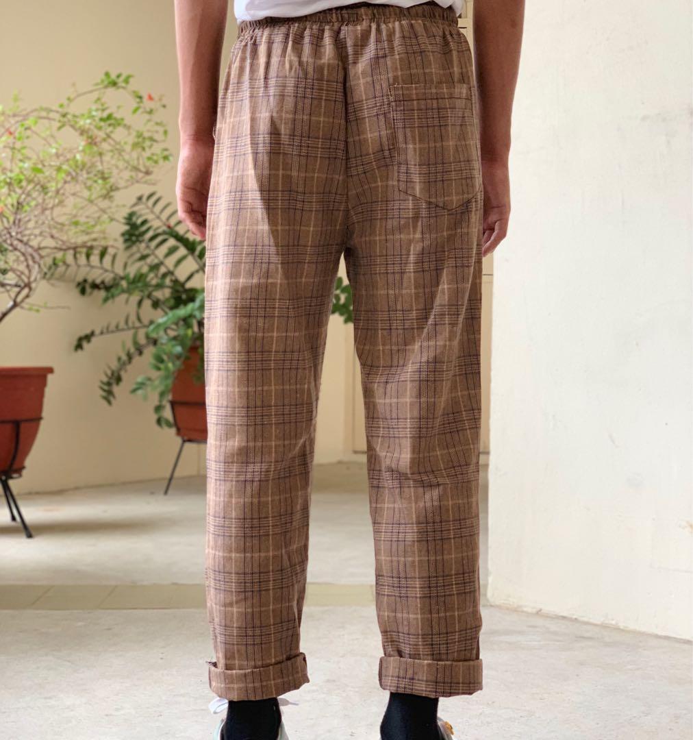 Checkered hotsell trouser pants