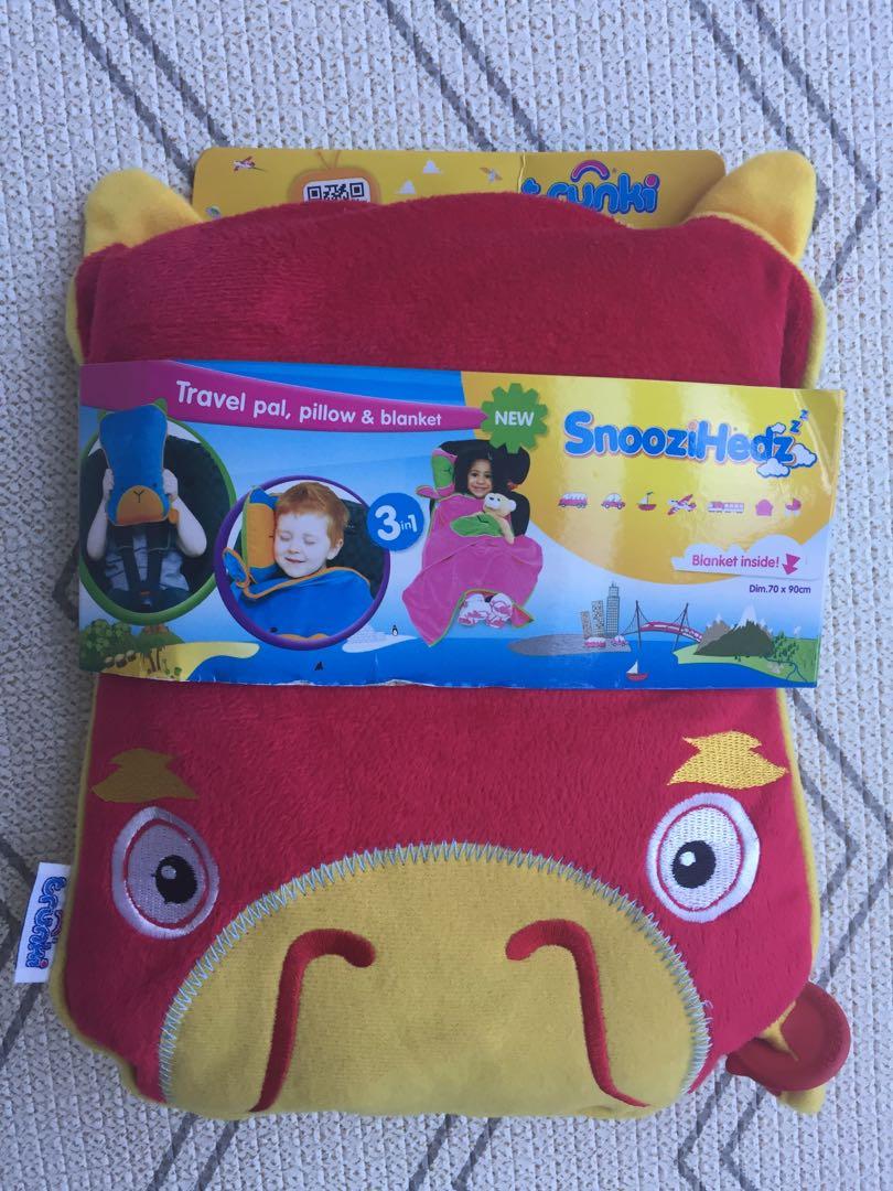 Trunki Snooziheads Travel Pal Pillow Blanket Babies Kids