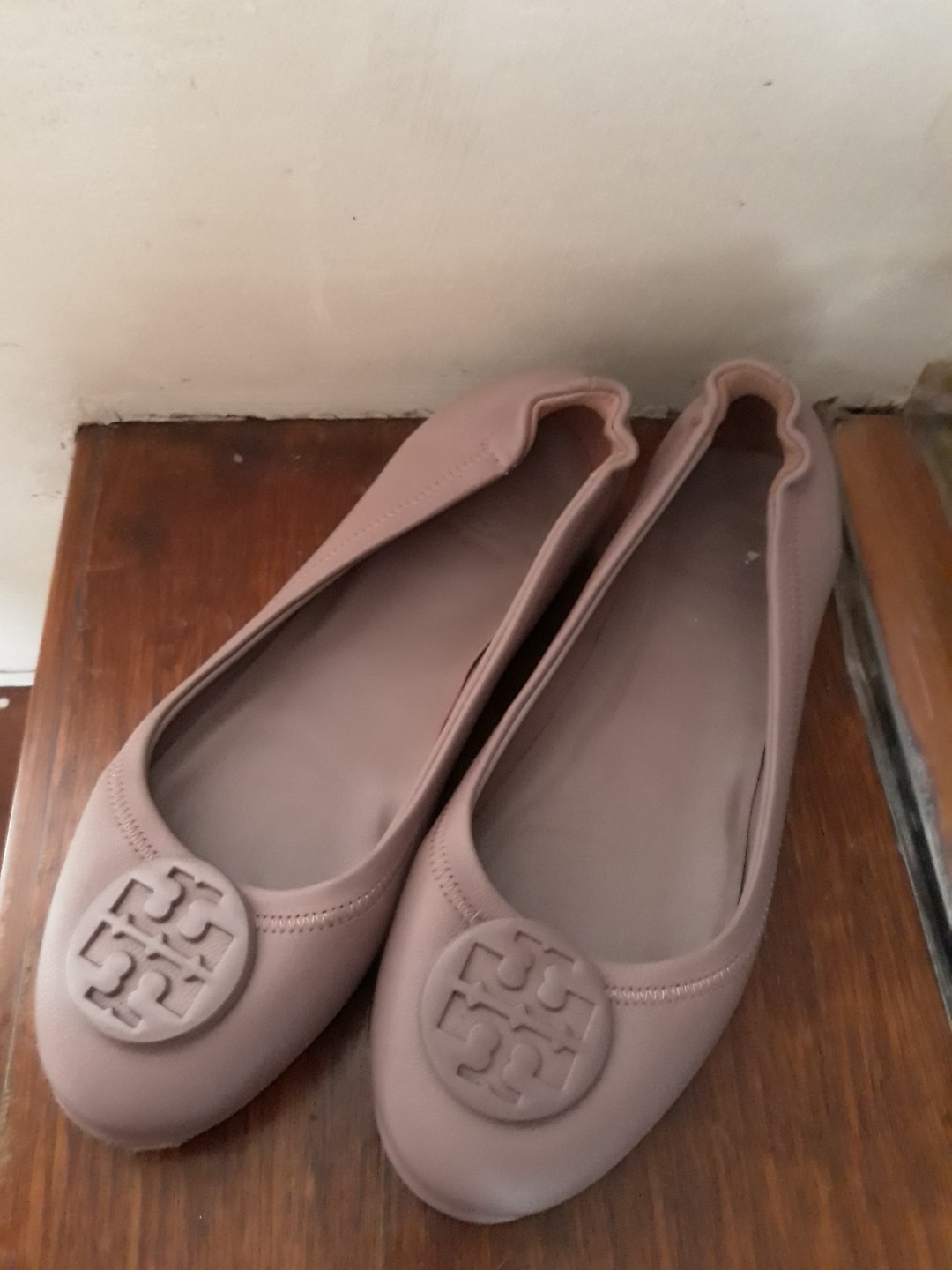 Used tory burch nude shoes s39, Women's 