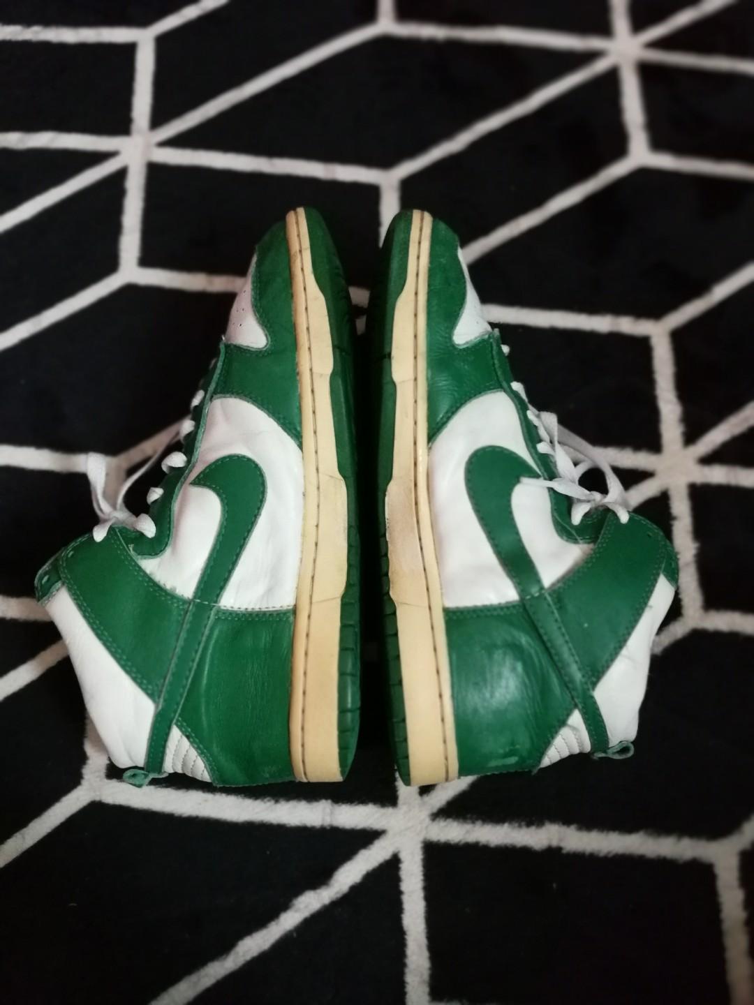 nike dunk high pine green